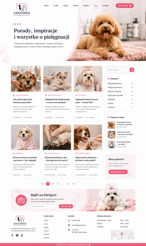 groomer blog